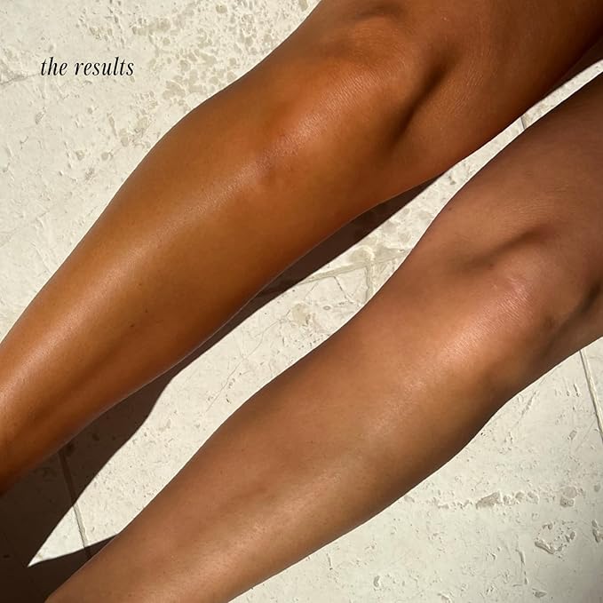 '+ Lux Unfiltered N°32 Deep Gradual Self Tanner, Hydrating Self Tanning Lotion with Shea Butter & Squalane - Non-Sticky, No Transfer, Natural-Looking Tan - Vegan & Cruelty-Free Sunless Tanner - Santal-FemmiqueWomen