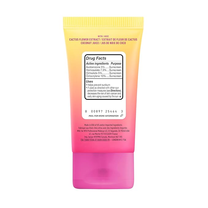 NYX PROFESSIONAL MAKEUP Blurscreen SPF 30 Primer, 3-in-1 Blurring Makeup Primer with Sunscreen, Vegan Formula with No White Cast or Greasy Feeling-FemmiqueWomen