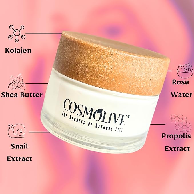 Natural Moisturizer Face Creams (Rose Collagen)-FemmiqueWomen
