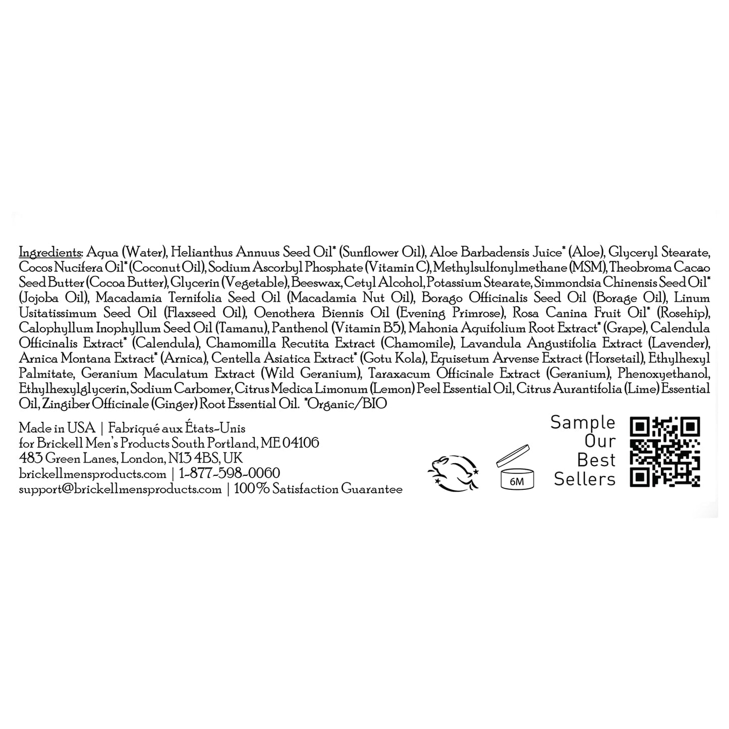 Brickell Men's Products Resurfacing Anti-Aging Face Cream For Men, Natural and Organic Face Moisturizer, Vitamin C Cream For Wrinkles, 2 Ounce, Scented-FemmiqueWomen