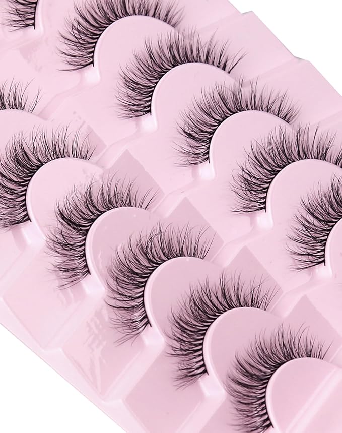 Lashes Wispy False Eyelashes Mink Lashes Natural Lashes Fake Lashes Strip Lashes Cat Eye Lashes Natural Eyelashes UP9-FemmiqueWomen