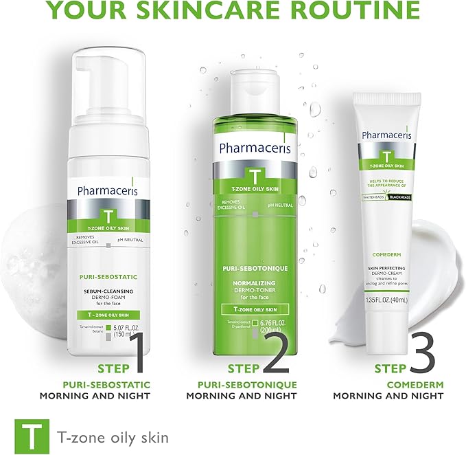 Normalizing Face Toner, Removes Makeup, Helps Refine Pores, Reduces Shine, Refresh & Balance, Sebum Control, for Oily & Sensitive Skin, Alcohol-Free, Puri-SEBOTONIQUE, 6.76 fl oz-FemmiqueWomen