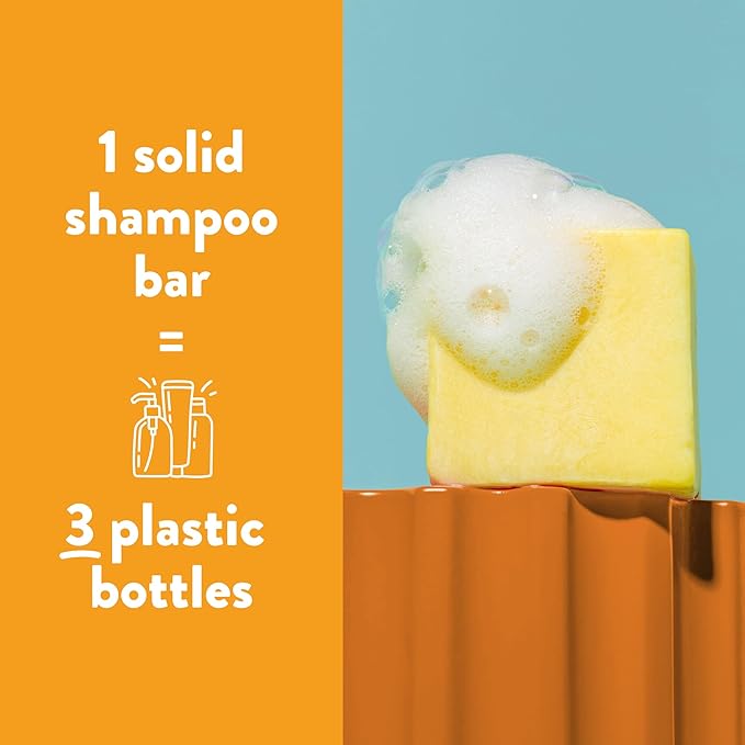 Ethique St Clements -Clarifying Solid Shampoo Bar for Oily Hair - Vegan, Eco-Friendly, Plastic-Free, Cruelty-Free, 3.88 oz (Pack of 1)-FemmiqueWomen