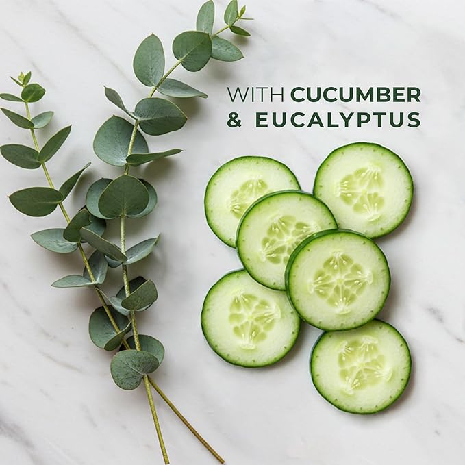 Body Lotion, Cucumber & Eucalyptus – Hydrating & Softening Moisturizer with Shea & Cocoa Butter, Vegan & Cruelty-Free, 16.9 Oz-FemmiqueWomen