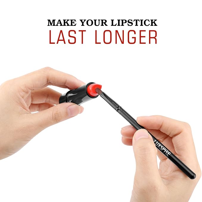 Luxspire Lip Brush Concealer Brushes 2 Pieces, Lipstick Gloss Brushes Applicators Eyeshadow Lip Liner Makeup Brush Cosmetics Make Up Tools, Small Make Up Brushes-FemmiqueWomen