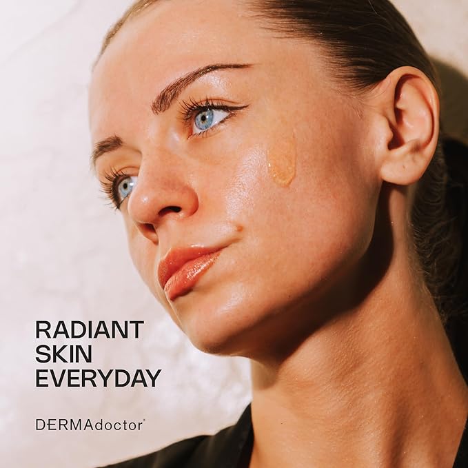 DERMAdoctor Vitamin C Facial Cleanser, Daily Face Wash, Toner, Makeup Remover | High-Potency Vitamin C from Kakadu Plum, Facial cleanser, Face Scrub, Cleanse Pores, Removes oil, Sunscreen, Pollutants-FemmiqueWomen