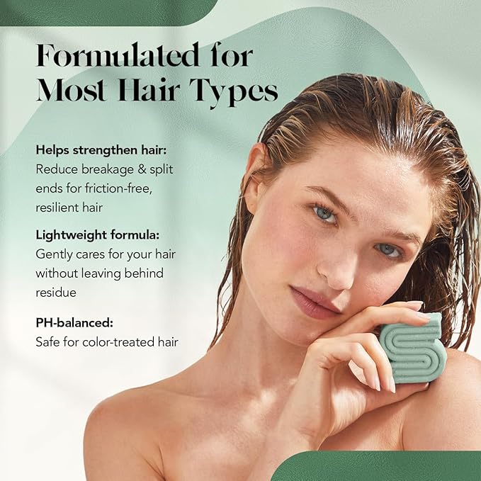 Kitsch Rosemary & Biotin Shampoo Bar - For Hair Growth, Strengthening, Thickening & Volumizing Shampoo for Women and Men - Free of Parabens, Sulfates & Silicones - Made in USA - 3.2 oz-FemmiqueWomen