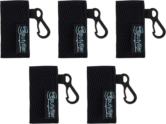 Beautyflier Cute Elastic Lip Balm Holder Keychain, Lipstick Sleeve Chapstick Sleeve Holder for Burts Bees Chapstick-FemmiqueWomen