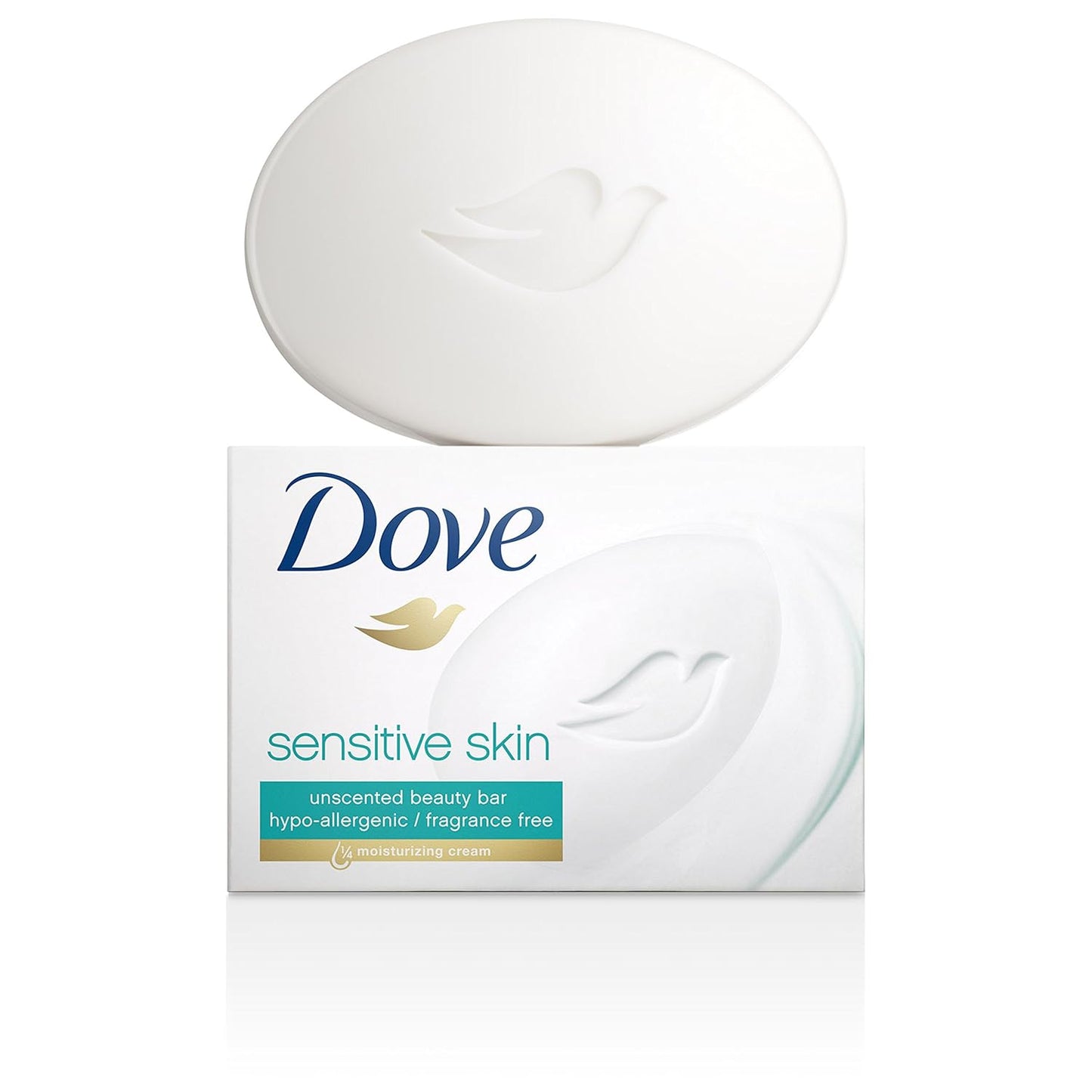 Dove Beauty Bar, Sensitive Skin 4 oz, 14 Bar-FemmiqueWomen