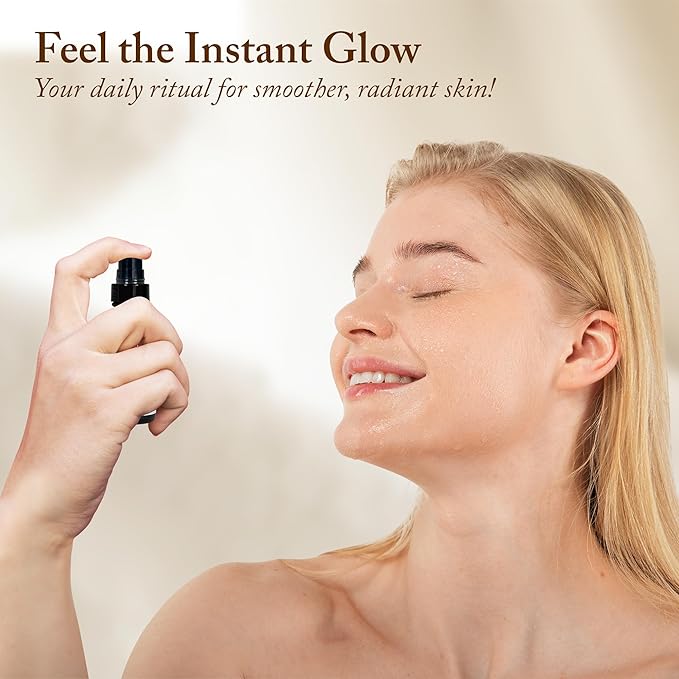 4 Oz Face Lift Mist - Hydrating Face Moisturizer with Green Tea & Niacinamide - Natural Skin Care Spray with Antioxidants, Amino Acids & Aloe for Brighter, Softer Complexion-FemmiqueWomen