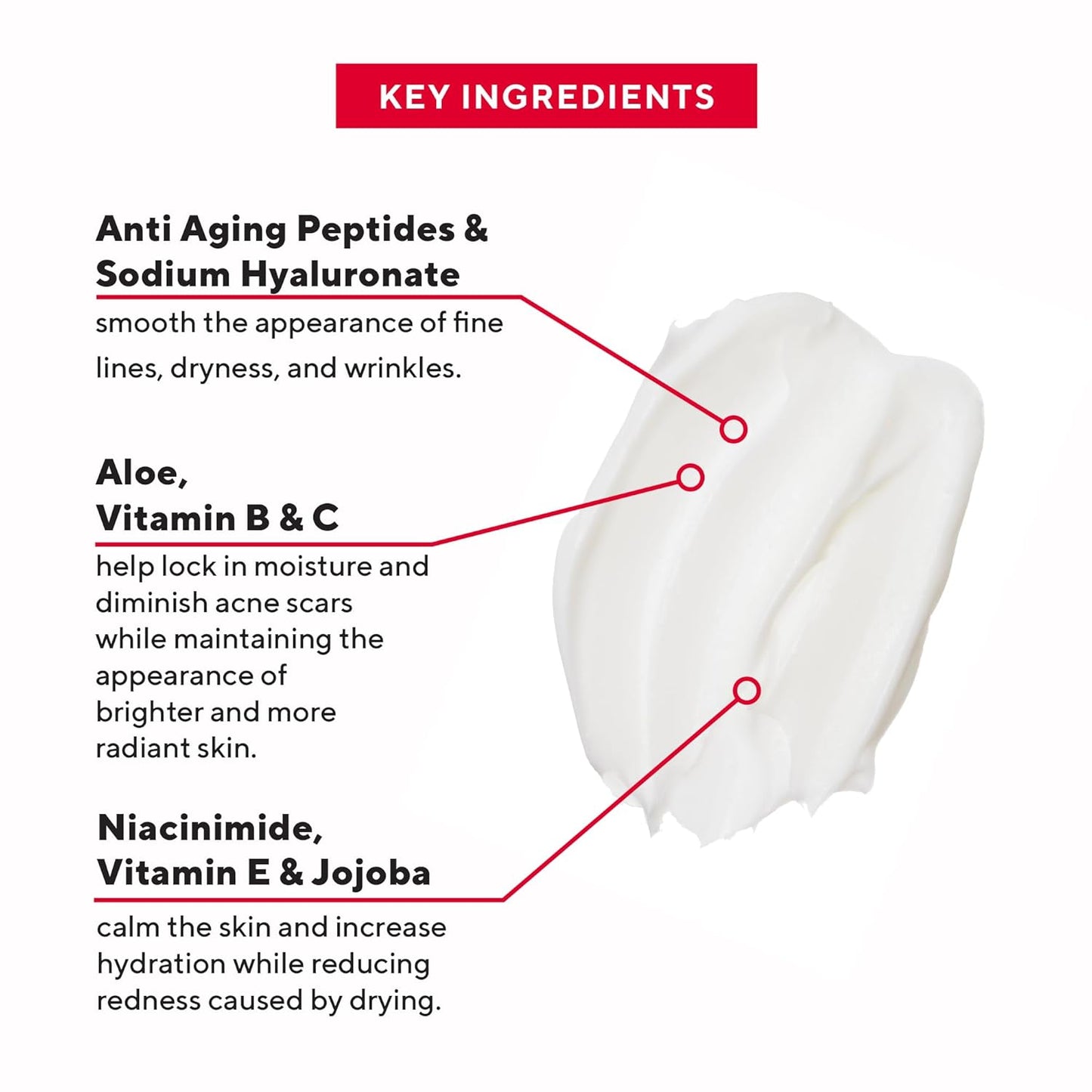 Mirabella Renew Age-Defying Daily Moisturizer for Face, Hydrating Face Moisturizer Helps Reduce Appearance of Fine Lines, Wrinkles and Dark Spots with Peptides, Hyaluronic Acid, and Antioxidants-FemmiqueWomen