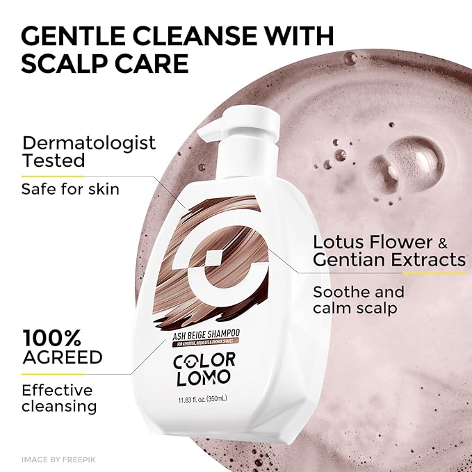 Ultra Color Safe Shampoo | Help Prevent Fading & Provide Subtle Color Replenishment | Prolong Color Vibrancy and Enhance Shine | Vegan & Cruelty-Free Formula | For Brown Color Treated Hair-FemmiqueWomen