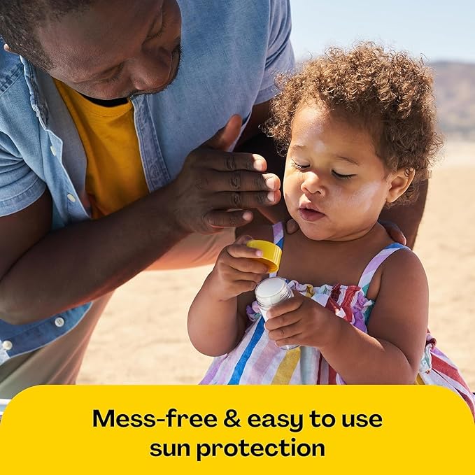 Hello Bello Mineral SPF 50 Face & Body Sunscreen Stick, Water Resistant and Reef Friendly Roll On Sun Protection, 1oz-FemmiqueWomen