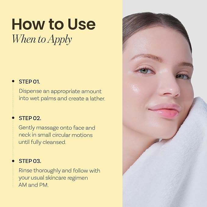 ONGREDIENTS Skin Barrier Moisture Deep Cleanser | Daily Face Wash for All Types | Centella, Peptide, AHA, LHA, Hydrating, Soothing, Pore Tightening | Vegan, Korean Skin Care 4.06 fl Oz-FemmiqueWomen