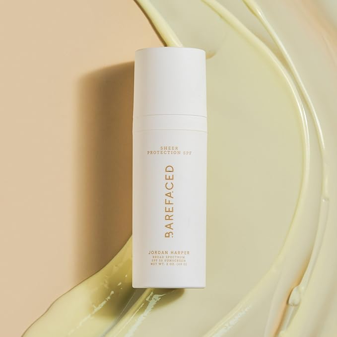 Barefaced Sheer Protection SPF 50+ – Broad-Spectrum Face Sunscreen for women with Zinc Oxide, Niacinamide & Hyaluronic Acid – Oil-Free UV Protection, Hydration & Anti-Aging with Universal Tint (60ml)-FemmiqueWomen