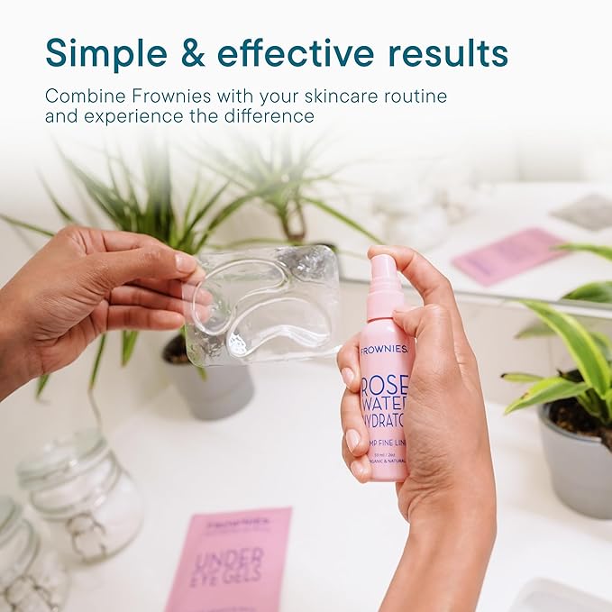 Frownies Rose Water Hydrator Spray - Hydrating Face Mist - Oil Control Toner for Face - Suitable for All Ages and Skin Types, 2oz-FemmiqueWomen