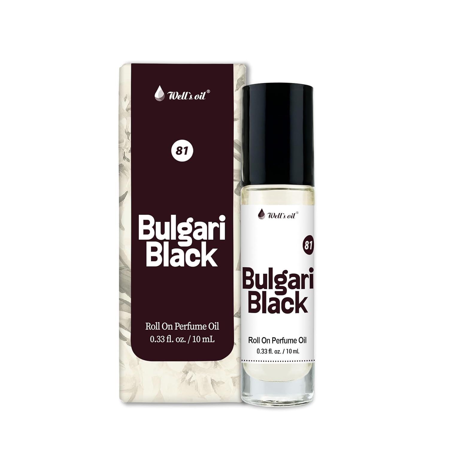 Well's Oil Roll-On Perfume Oil (Bulgar Black) | Spicy Amber Notes | Long-Lasting | Paraben-Free | 0.33 Fl Oz / 10 ml-FemmiqueWomen