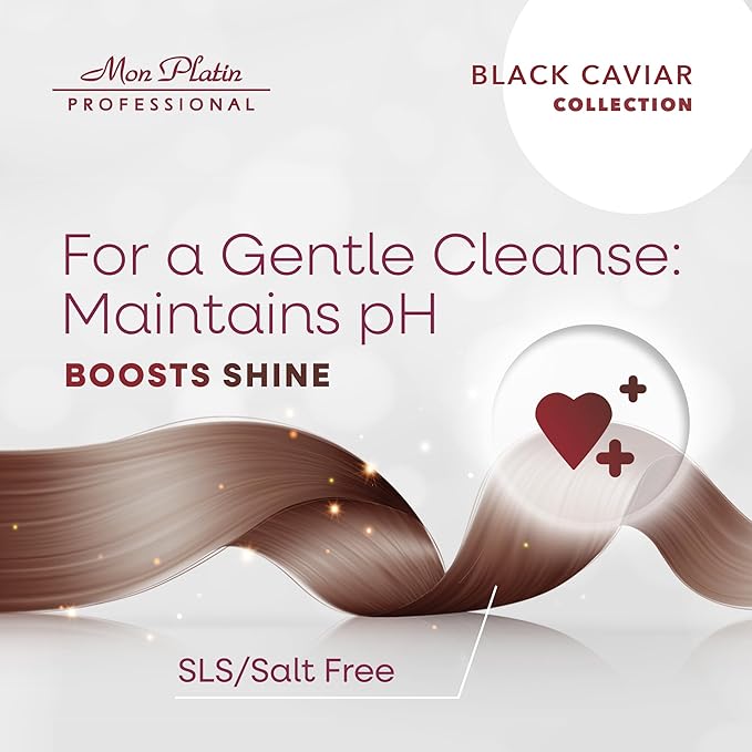 Mon Platin Natural Silk Therapy Salt-Free Shampoo for Straightened Hair - Protects Keratin & Brazilian Treatments, Sulphate-Free Formula, Keeps Hair Vibrant, 400ml-FemmiqueWomen