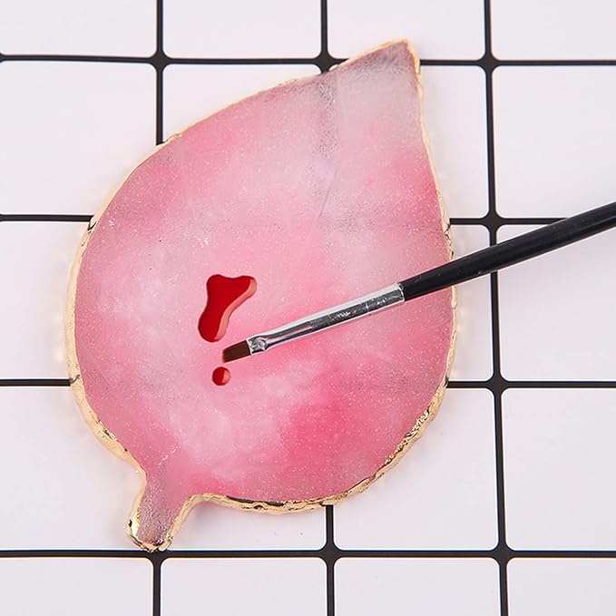 1 Piece Nail Art Palette Nail Polish Palette Mixing Palette Makeup Plate Nail Plates for Nail Art Nail Tip Holder Nail Art Display-FemmiqueWomen