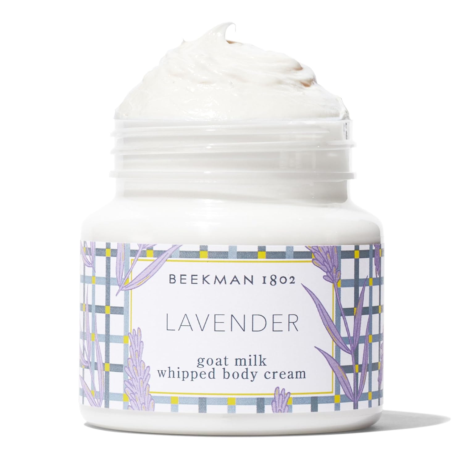 Beekman 1802 Whipped Body Cream, Lavender - Scented - 8 oz - Intensely Hydrating & Softens Skin - With Goat Milk - Good for Sensitive Skin - Cruelty Free-FemmiqueWomen