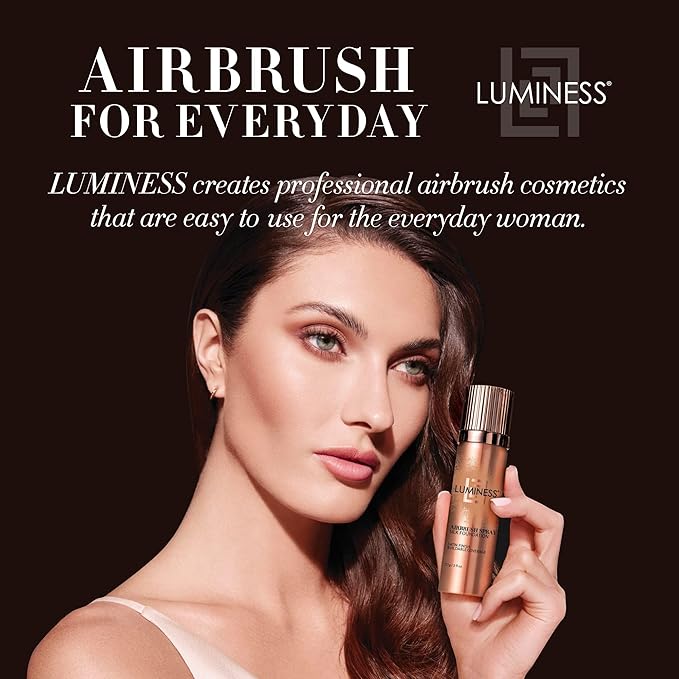 LUMINESS Dual-Sided Angled Buffing Brush - Cruelty-Free Synthetic Bristles Ideal for Foundation & Primer - Soft Fibers Gives Silky Touch on Skin & Creates Flawless Base with Perfect Finish-FemmiqueWomen