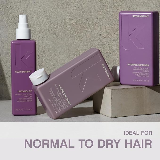 KEVIN.MURPHY HYDRATE-ME.WASH - Hydrating Shampoo for Natural & Coloured Hair - For Dull, Parched & Dry Hair - Deep Nourish Shampoos - 250 ml / 8.4 fl oz-FemmiqueWomen