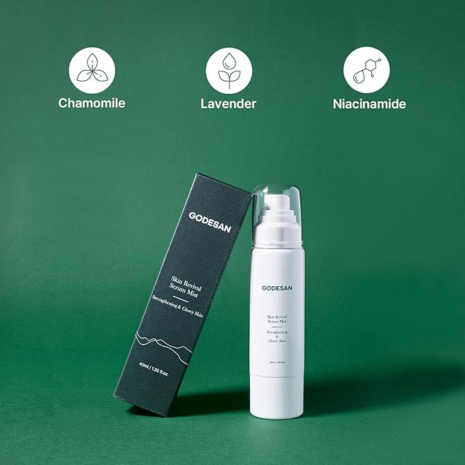 Skin Revival Serum Mist 1.35fl oz - Hydrating Facial Mist, Glowy Skin, Vegan, Sets Makeup, All Skin Type-FemmiqueWomen