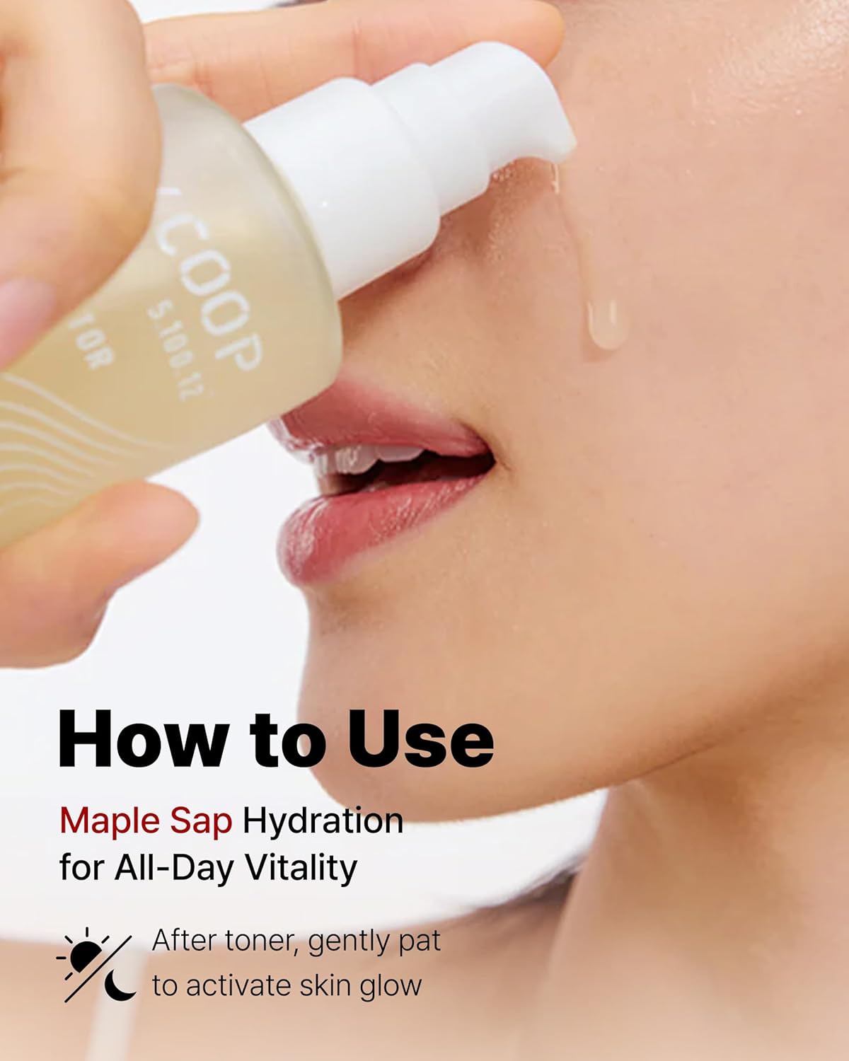 MAY COOP Raw Activator Face Serum – Hydrating & Nourishing Face Serum with 63% Maple Sap for Moisture - Anti Aging Skin Vitality & Glow - Korean Skincare, 2.02 fl.oz.-FemmiqueWomen