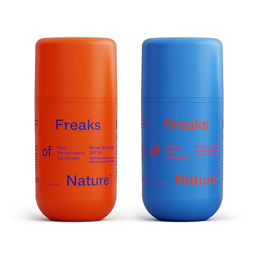 Endurance System Bundle | Deeper Dive Moisturizer Serum & Peak Performance SPF 50 | Hydrating, Firming, Sun Protection | Natural, Eco-Friendly, Reef-Safe, Cruelty-Free | All Skin Types-FemmiqueWomen