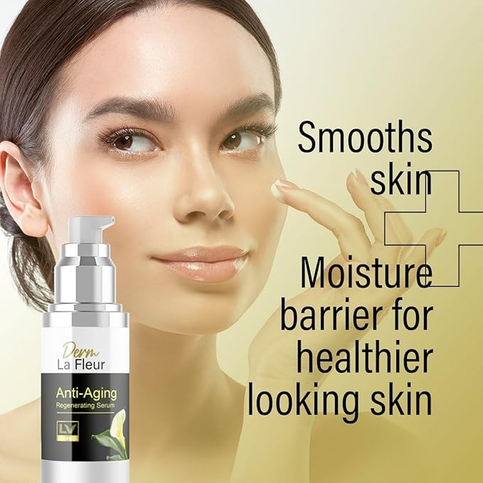1 Pack - Derm La Fleur Anti- Aging Serum - Derm La Fleur Plus, Derm La Fleur Luxe 1 Bottle Serum For 1 Month, Derma Fleur Moisturizing Skin Conditioner.-FemmiqueWomen