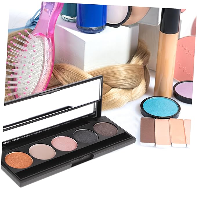 2Pcs 5 makeup pallet eyeshadow pans magnetic empty Palette Containers makeup container Eyeshadow Empty Case sample containers Eyeshadow Case cosmetic makeup powder travel-FemmiqueWomen