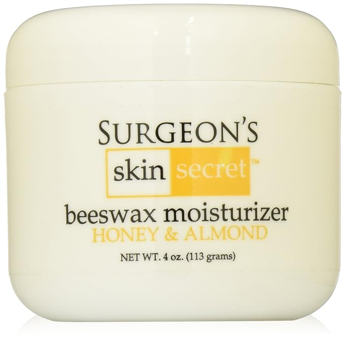 Surgeon's Skin Secret Beeswax Moisturizer 4oz. Jar - Honey Almond