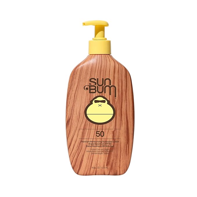 Sun Bum Original SPF 50 Sunscreen Body Lotion - Broad Spectrum Moisturizing Sunscreen with Vitamin E - Hawaii 104 Act Compliant (Made Without Octinoxate & Oxybenzone) - 16 oz-FemmiqueWomen