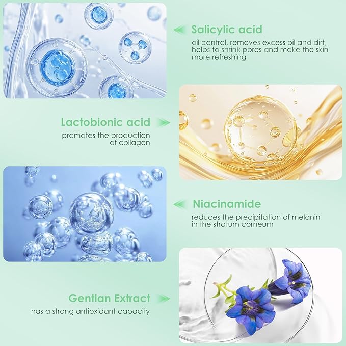 AUSLKA Salicylic Acid Oil Balancing Spray with 2% Salicylic Acid Regulates Skin Balance for Pimple and Oily Skin, Fruit Acid Spray for Face & Body (3.4 Fl Oz)-FemmiqueWomen