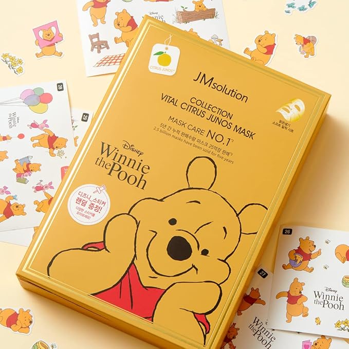 JMsolution Disney Collection Vital C mask- Brightening Elastic -Korean Skin care facial mask 10EA-FemmiqueWomen