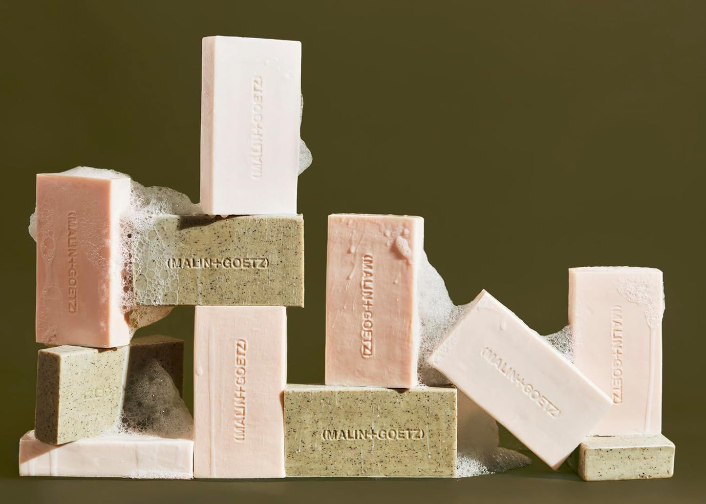 MALIN+GOETZ Mandelic Acid Exfoliating Bar | Triple-Milled Exfoliating + Cleansing Bar | Mandelic Acid, Lactic Acid, Pumice + Eucalyptus | Smooths, Softens + Brightens Skin | Vegan + Cruelty-Free(5 oz)-FemmiqueWomen