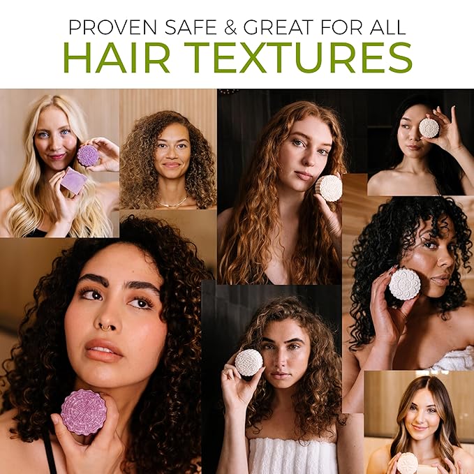 Viori Tea Tree Mint Essential Oil Shampoo Bar Made with Rice Water - Handcrafted All Natural Shampoo Bars - Sulfate Free-FemmiqueWomen