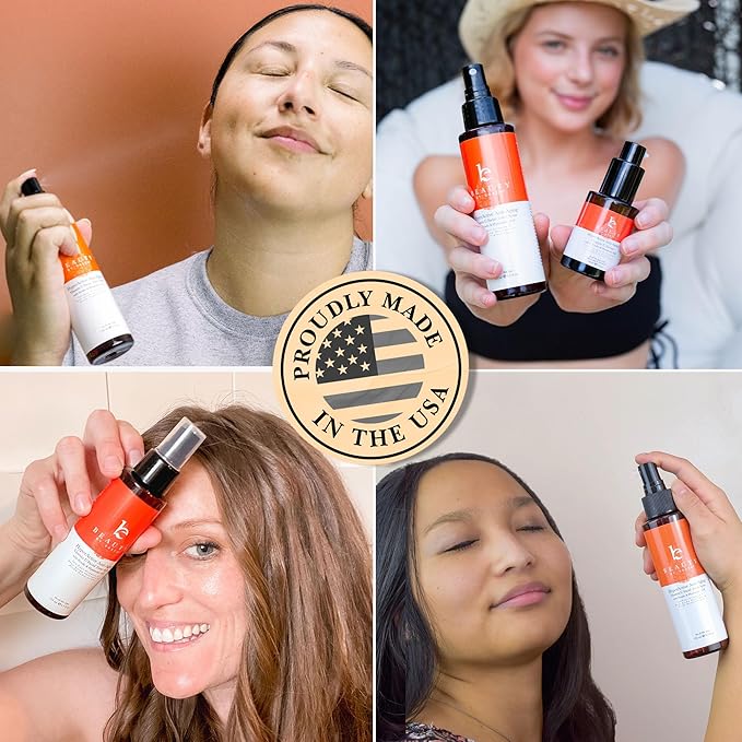 Vitamin C Face Toner - USA Made with Natural & Organic Ingredients, Alcohol-Free Skin Brightening Facial Toner for Sensitive and Aging Skin, Pore Minimizing Face Mist for Women and Men-FemmiqueWomen