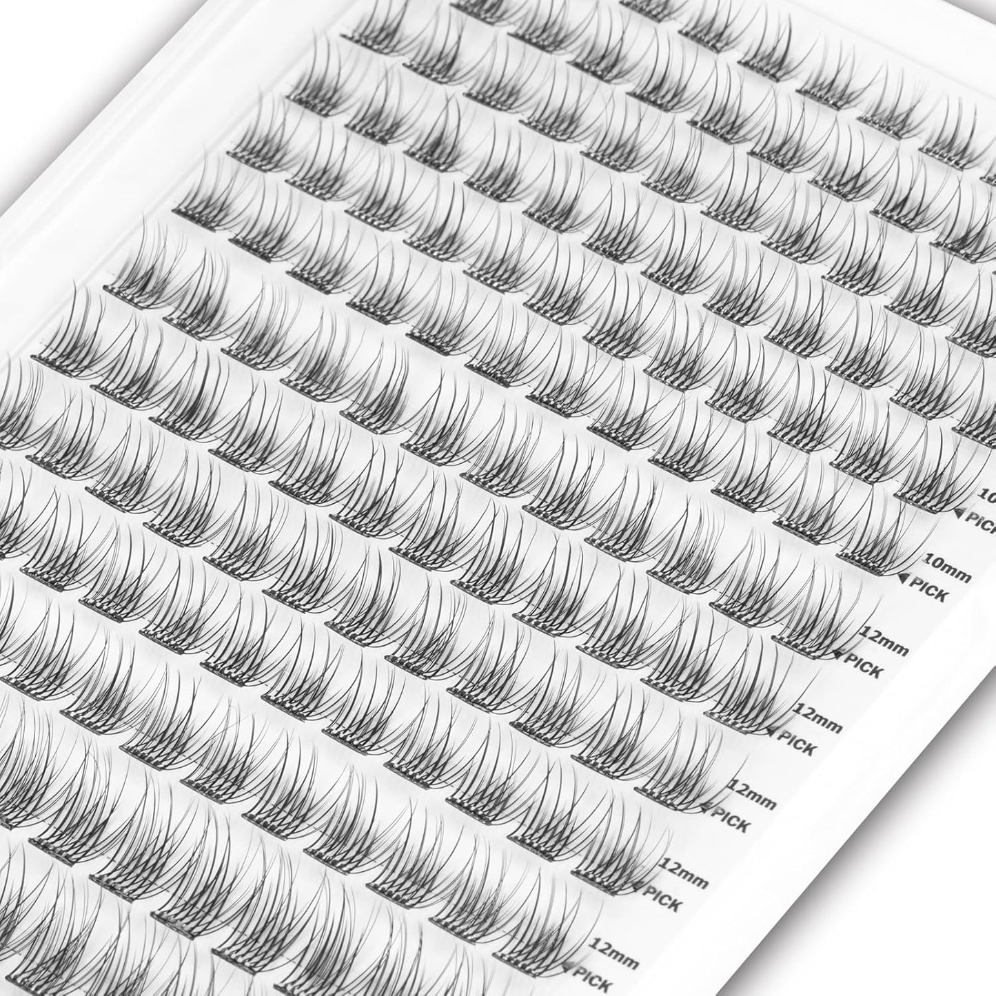Self Adhesive Eyelashes, 156 Pcs Self Adhesive Eyelash Clusters, No Glue Needed, Invisible Strip Tape - Longer Lasting, No Sticky Residue Pre Glued Eyelashes (Natural-Mixed)…-FemmiqueWomen