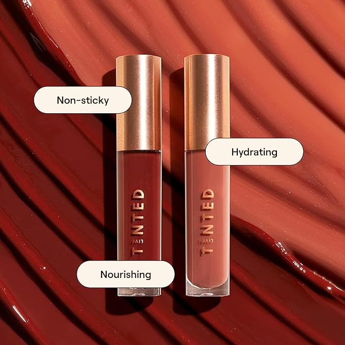 Live Tinted Huegloss High-Shine Lip Gloss - Hydrating, Non-Sticky, Moisturizing Lip Gloss with Hyaluronic Acid, Coconut Oil, and Shea Butter For a Soft Barrier & Seals in Moisture - Soft Rose-FemmiqueWomen