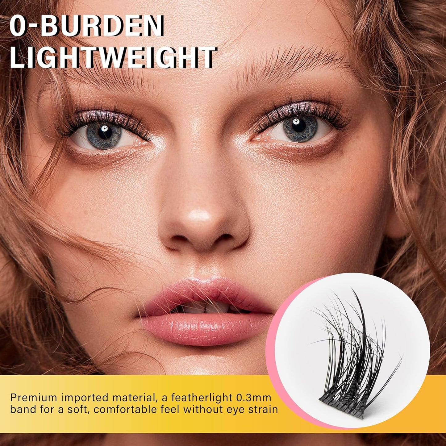 Lash Clusters 8-16mm, False Eyelashes 144pcs, Cluster Eyelash Extensions Matte Black Soft, Diy Lash Extensions D Curl Natural Lash Clusters Faux Mink Lashes Wispy๏ผBlaze,144pcs,0.07,D,8-16MIX)-FemmiqueWomen