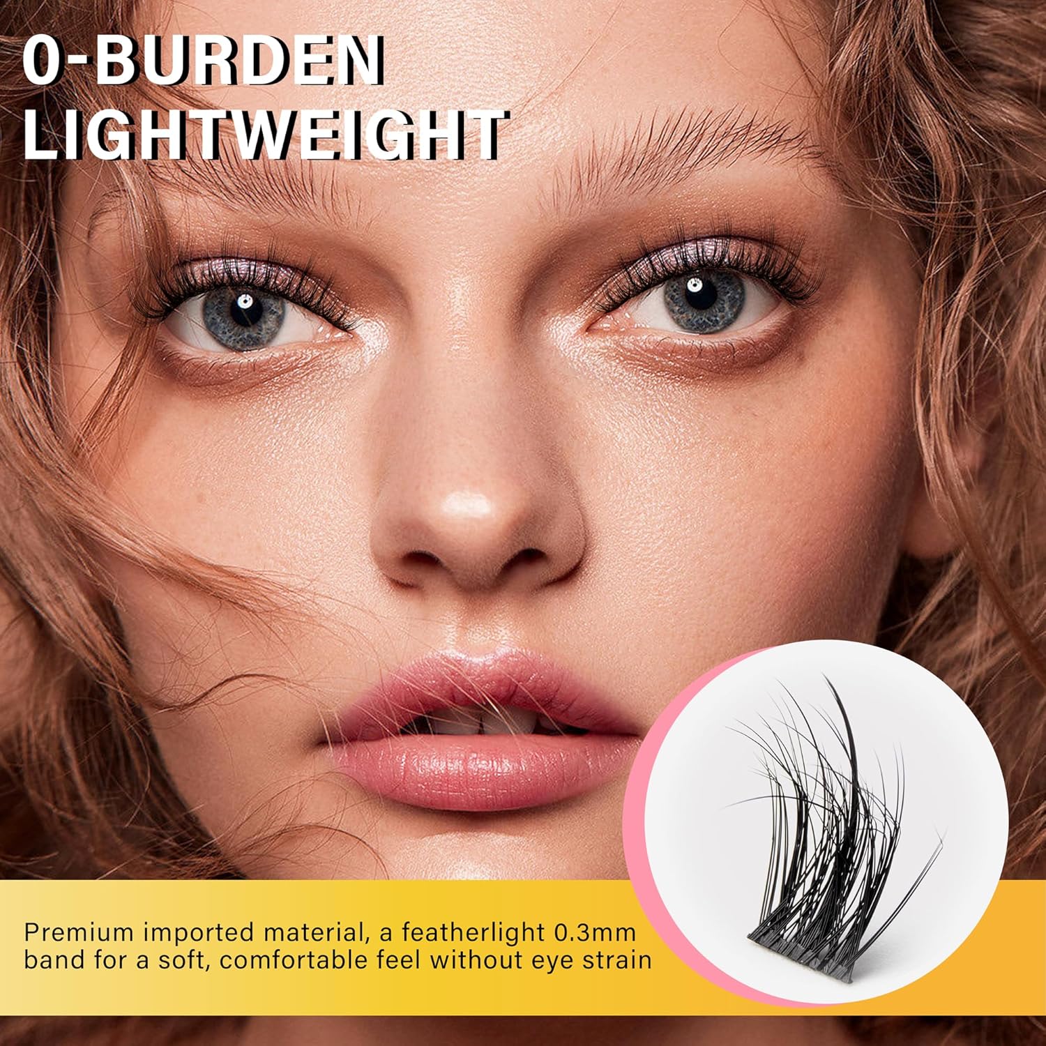 Lash Clusters 8-16mm, False Eyelashes 144pcs, Cluster Eyelash Extensions Matte Black Soft, Diy Lash Extensions D Curl Natural Lash Clusters Faux Mink Lashes Wispy๏ผBlaze,144pcs,0.07,D,8-16MIX)-FemmiqueWomen