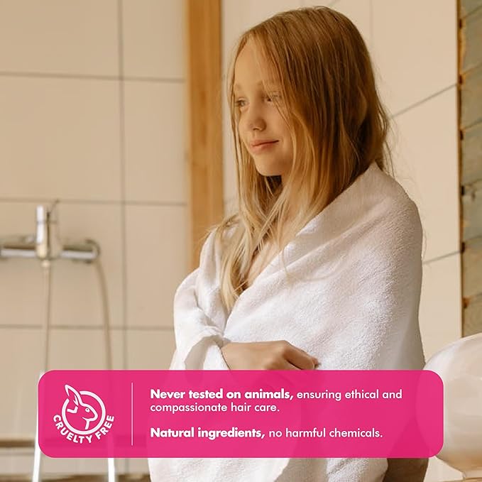 Hydrolyzed Oat Protein + Squalane Shampoo Bar for Girls - 4.5oz - For all Hair Types - Gentle on sensitive Eyes & Scalp - Natural, Tear-Free, Sulfate & Paraben-Free - Made in USA - 4.5oz-FemmiqueWomen