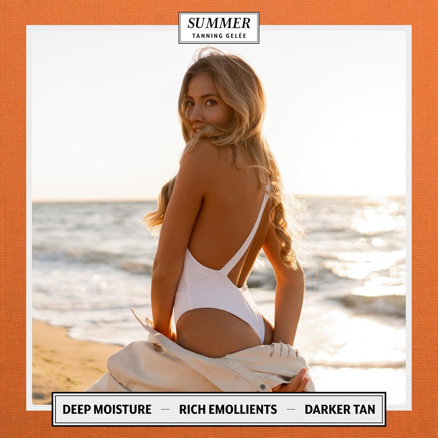 Summer Gelée Tanning Gel – SPF 30 Luxury Sun Tan Accelerator – Hydrating & Anti-Aging Formula with UVA/UVB Protection – Lightweight, Silky Gel for a Radiant, Sun-Kissed Glow – 3.12 FL OZ – USA Made-FemmiqueWomen