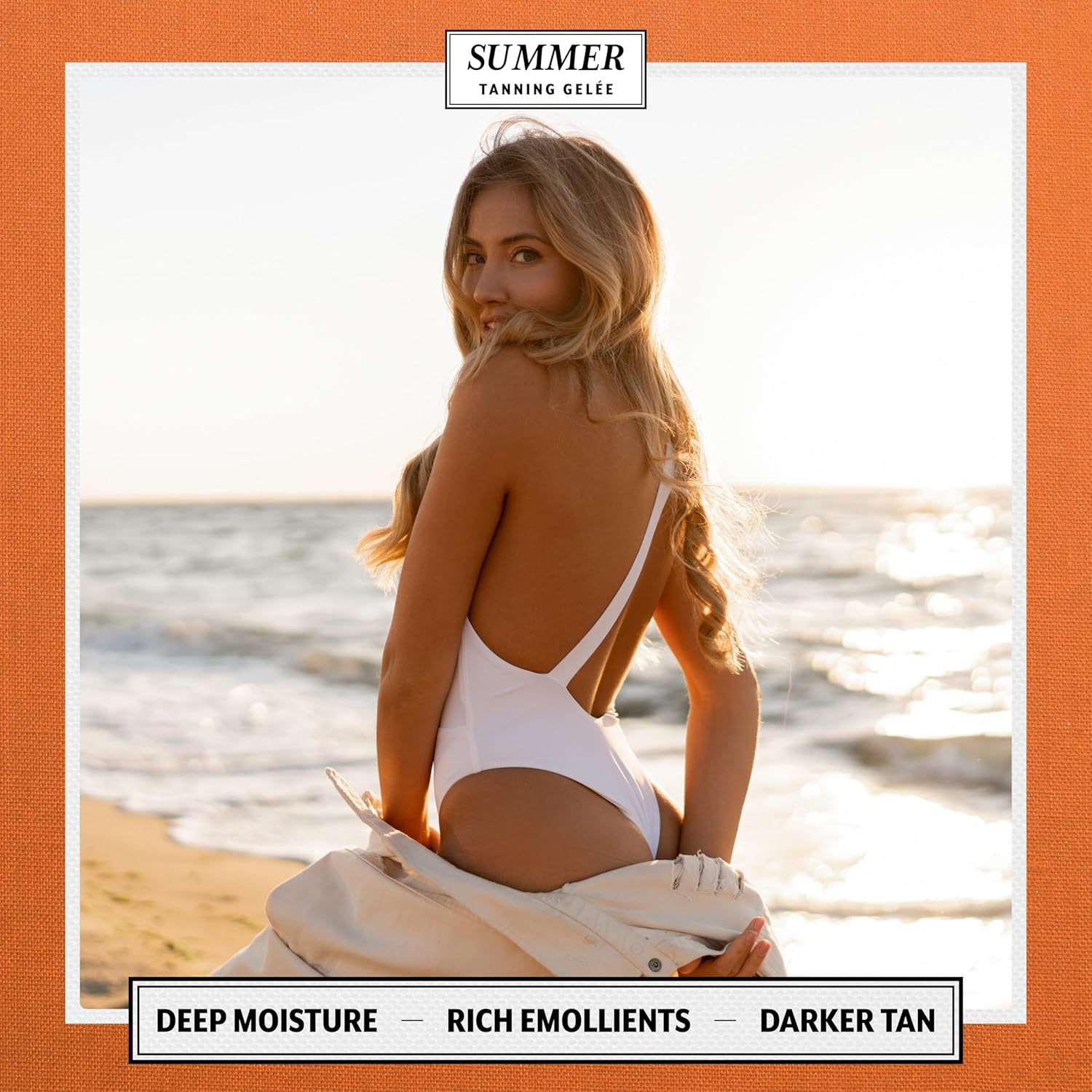 Summer Gelée Tanning Gel – SPF 30 Luxury Sun Tan Accelerator – Hydrating & Anti-Aging Formula with UVA/UVB Protection – Lightweight, Silky Gel for a Radiant, Sun-Kissed Glow – 3.12 FL OZ – USA Made-FemmiqueWomen