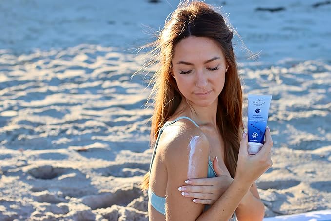 SPF 30 Mineral Sunscreen - Broad Spectrum Water Resistant Moisturizer Lotion For Body & Face - With Non-Nano Zinc Oxide, Vitamin E, & Antioxidants - Made in USA, 3 Oz-FemmiqueWomen