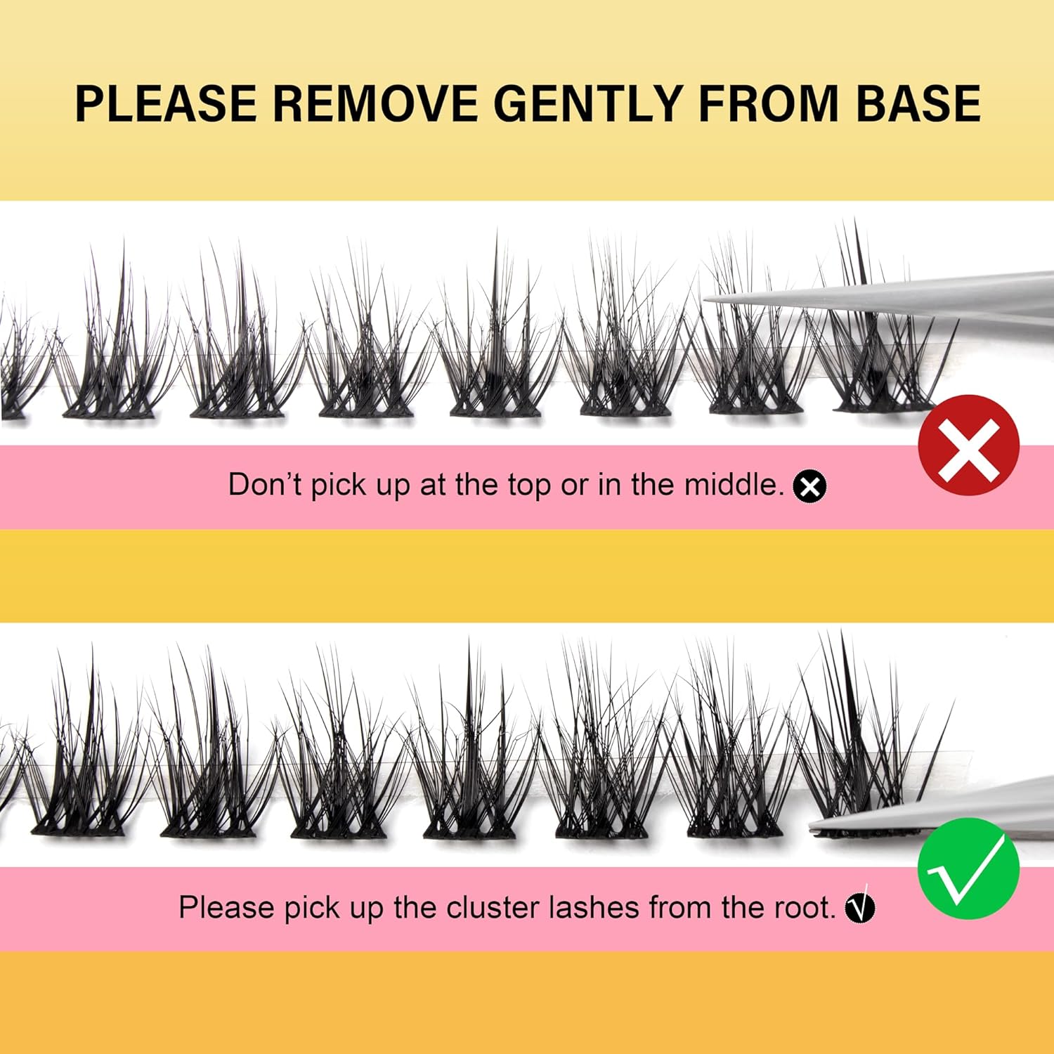 Lash Clusters 8-16mm, False Eyelashes 144pcs, Cluster Eyelash Extensions Matte Black Soft, Diy Lash Extensions D Curl Natural Lash Clusters Faux Mink Lashes Wispy๏ผBlaze,144pcs,0.07,D,8-16MIX)-FemmiqueWomen