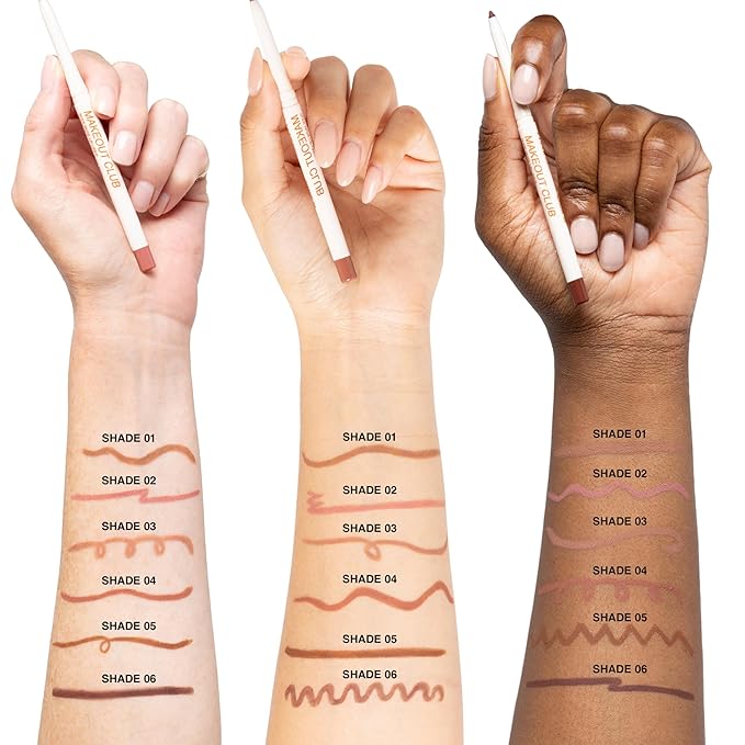 Freck Beauty MAKEOUT CLUB Nude Muse Lip Liner, Non Drying, Smooth Highly Pigmented Retractable Liner, Infused with Jojoba and Hyaluronic Acid, 03 - Camel Beige