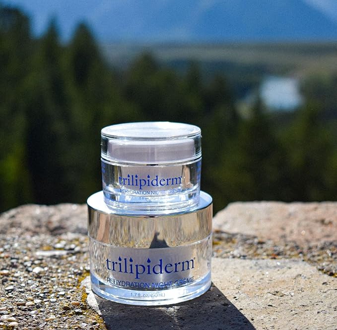 Trilipiderm Rehydration Night Créme .5oz + Protective Day Créme Broad Spectrum SPF 30 .5oz Travel/Trial Size Transformative, moisture-rich crème with hyaluronic acid and Retinol-FemmiqueWomen