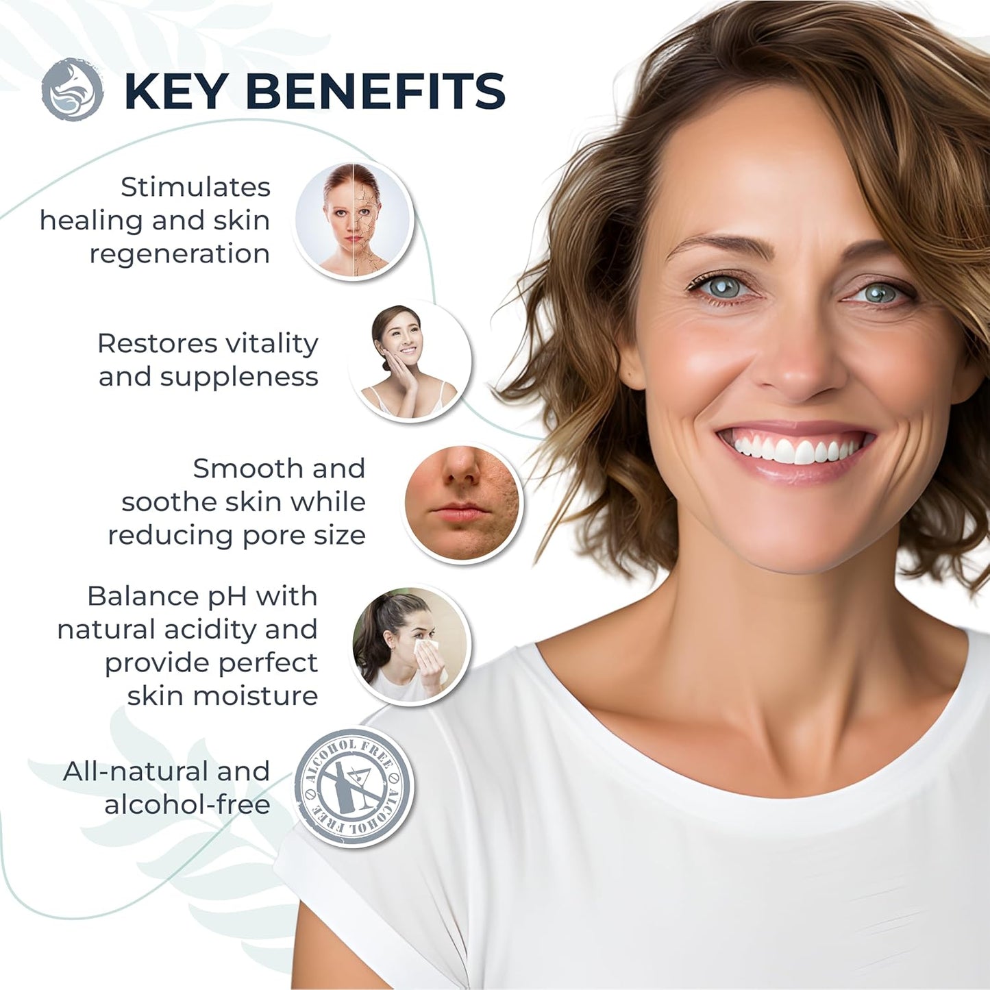 Orange Blossom Water Face Toner - Alcohol-Free Daily Facial Toner Spray 100% Natural for Sensitive Skin Acne and Breakouts - Best to Tone Tighten and Clear Pores - 120mL/4.oz by Foxbrim-FemmiqueWomen